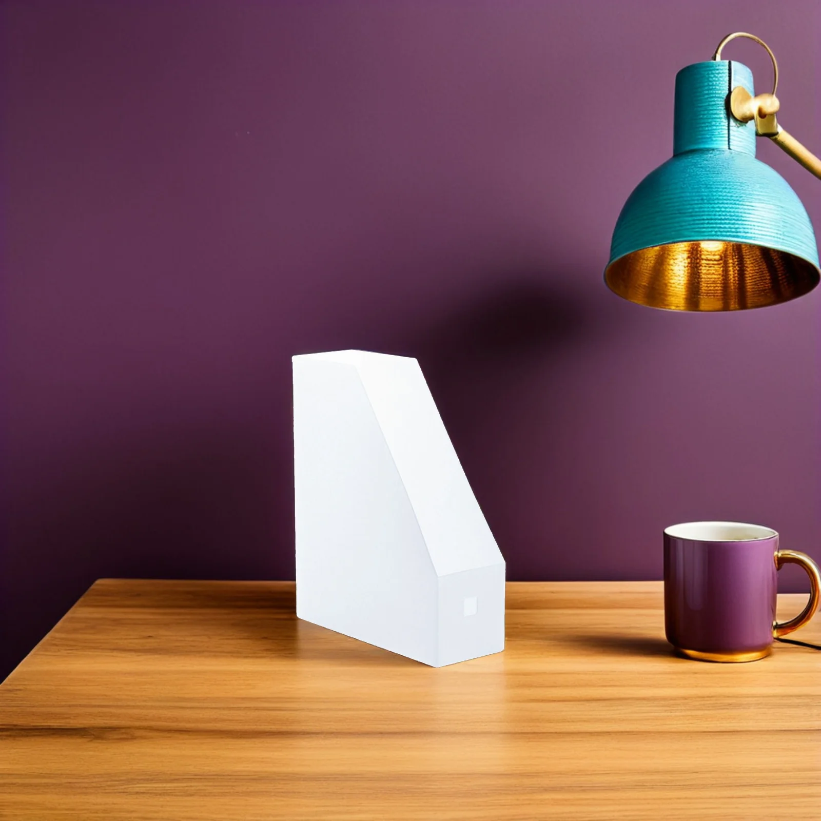 

2Pcs Plastic Document Holder Storage Racks Thickened Desktop File Organizer Office Study Room Bookshelf Plastic File Rack