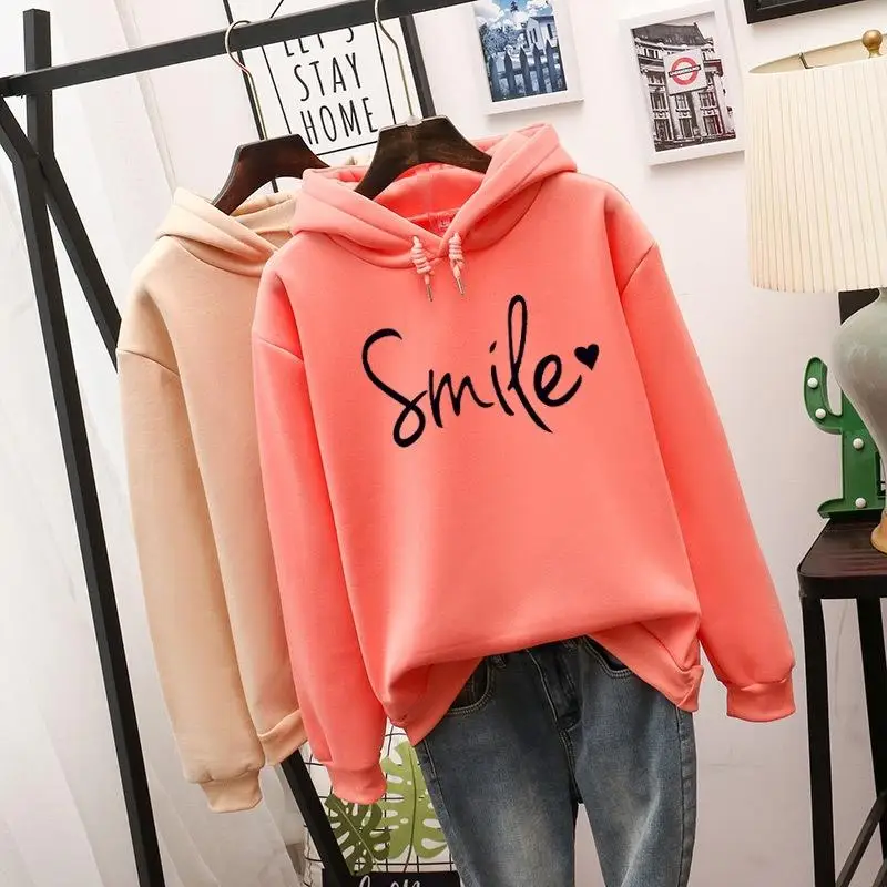 Fashion Trend Pullover Simple Round Neck Shirt Long-sleeved Lettered Loose Sweater