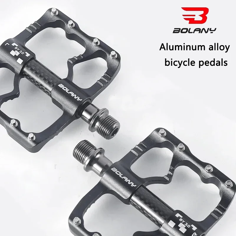 

BOLANY 3.0 CNC Ultra-Light Aluminum Alloy Bicycle Pedal – High-Strength Hollow Design with 16 Anti-Slip Nails Triple Bearing