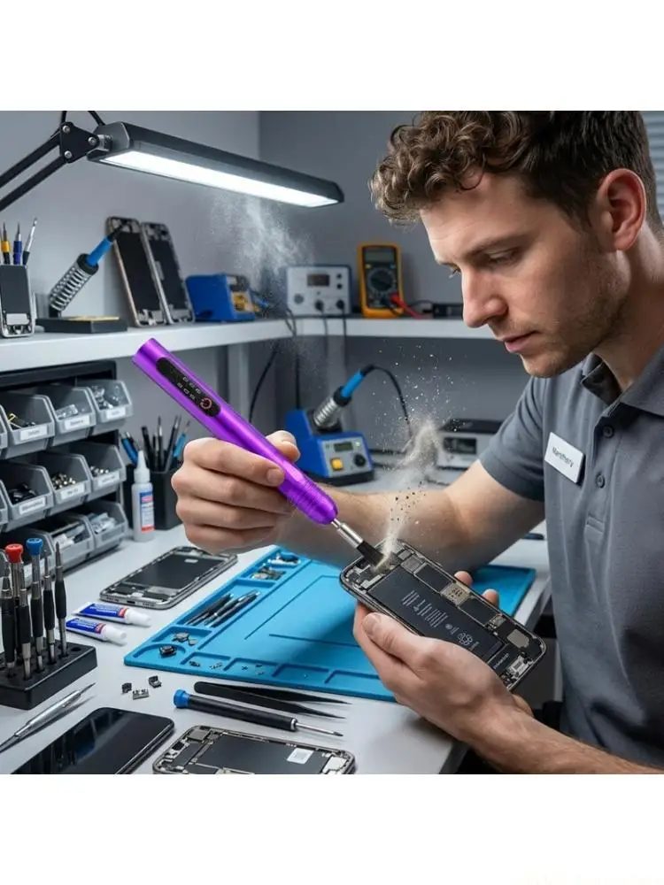 

A2BE Sturdy Quality Solder Joint Cleaning Brush Circuit Board Cleaner Perfect For Detailed Electronic Device Maintenance