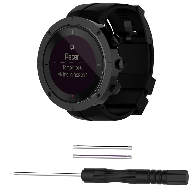 Pulseira de silicone masculina, pulseira de relógio para SUUNTO KAILASH, cinto de relógio inteligente, 7R Gang, Rinpoche