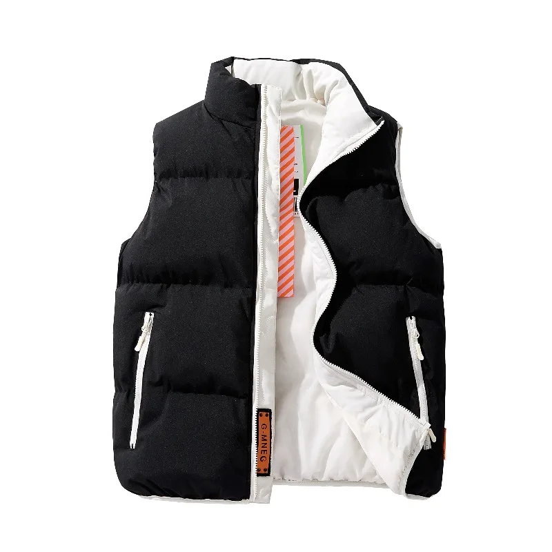 

Men New Winter Outdoor High-quality Sports Leisure Couple Down Vest Trend Versatile Windproof Breathable Warm Sleeveless Jacket