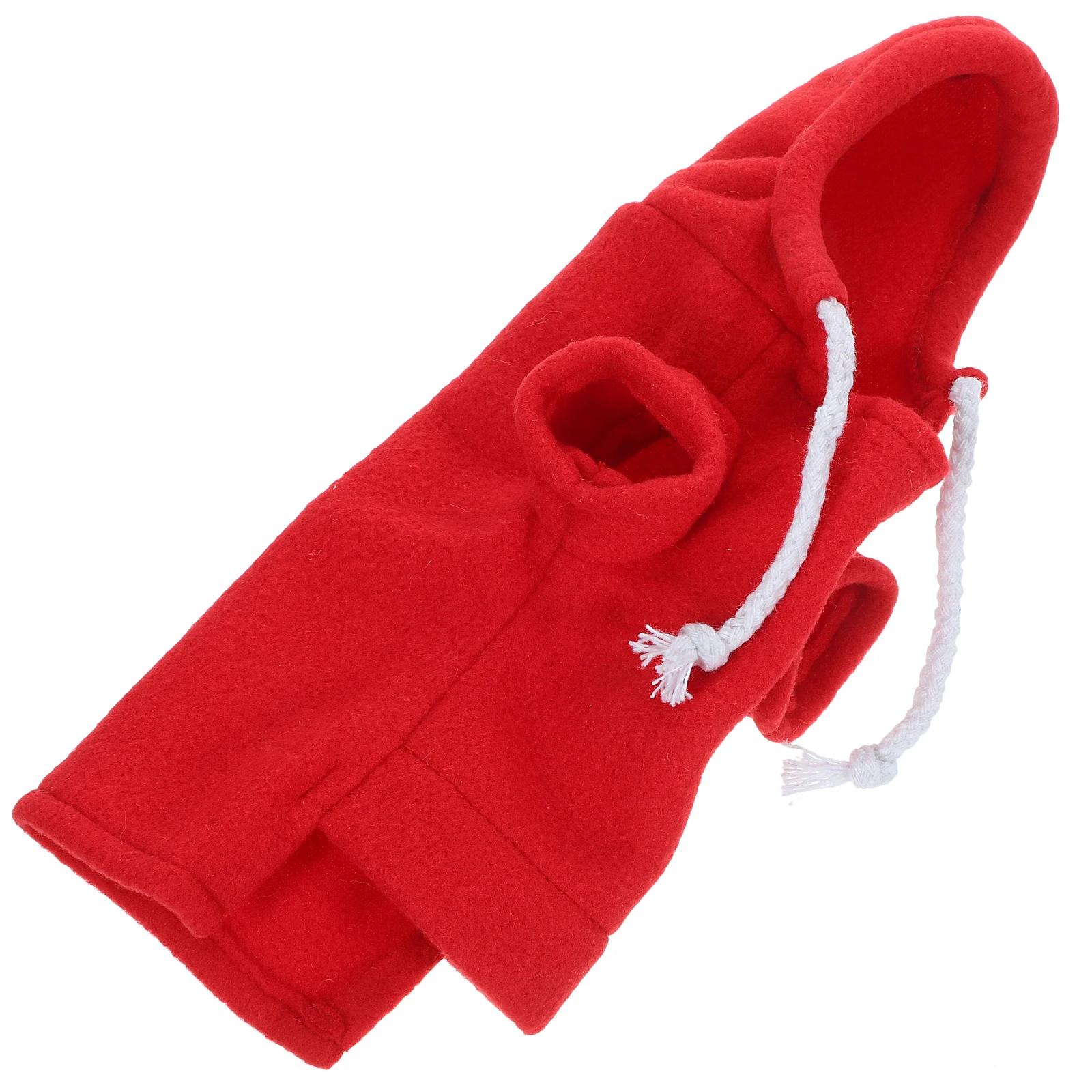 

Ferret Sweatshirt Pet Hamster Guinea Pig Clothes Red S Size Small Animal Hoodie Decorative Cute Comfortable Outdoorwear
