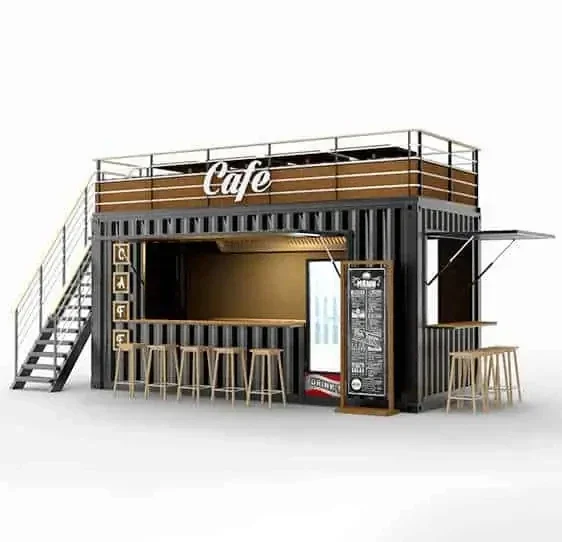 New Luxury Mobile Container Coffee Shop Kiosk/Trailer House