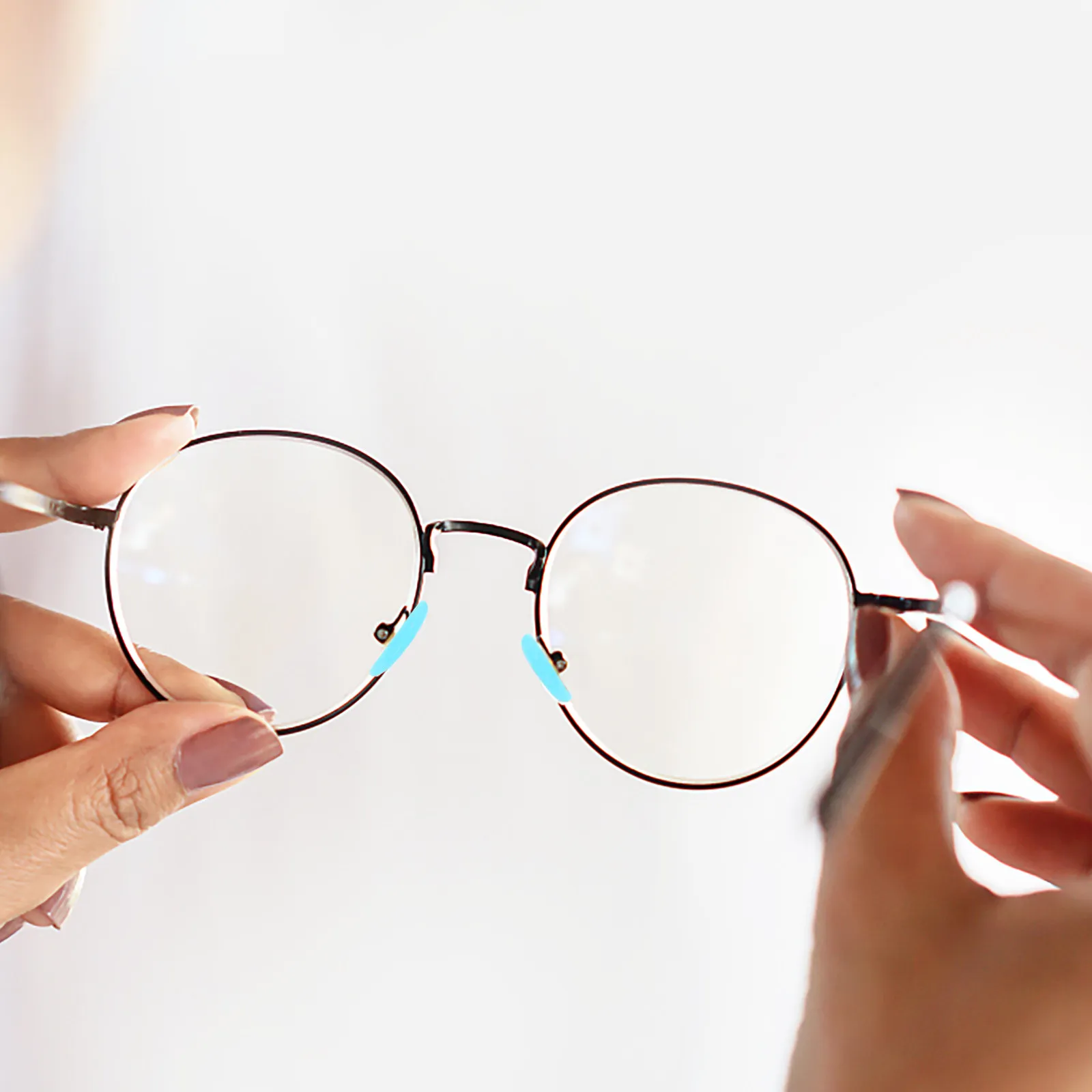 

10 пар силиконовых гибких противоскользящих накладок для носа, обеспечивающих комфорт и надежную фиксацию, для ремонта оправ очков