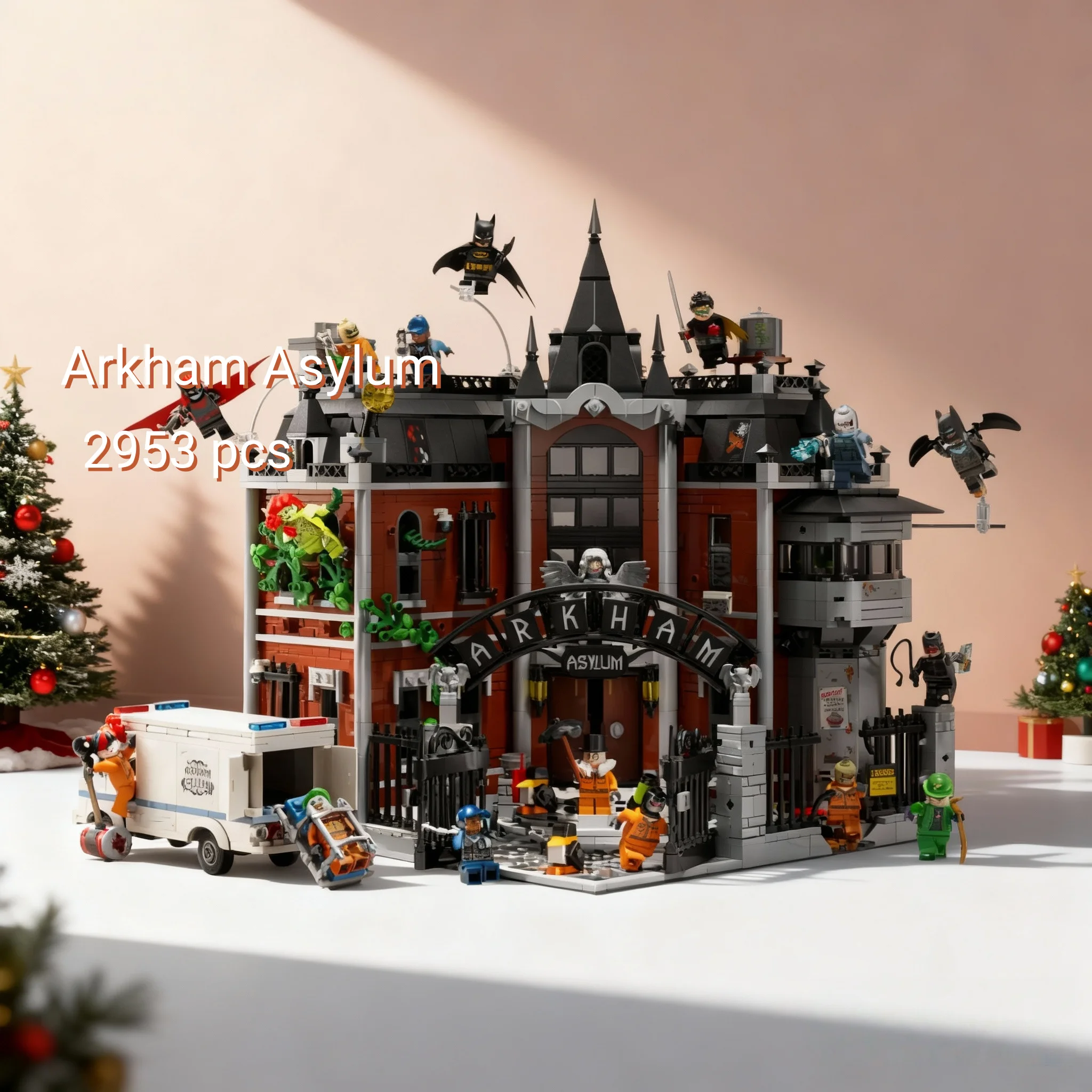 

hot deals Arka Madhouse 76300 Model Blocks Assembly Christmas Birthday Gift 2953Pcs Building Block With Figures