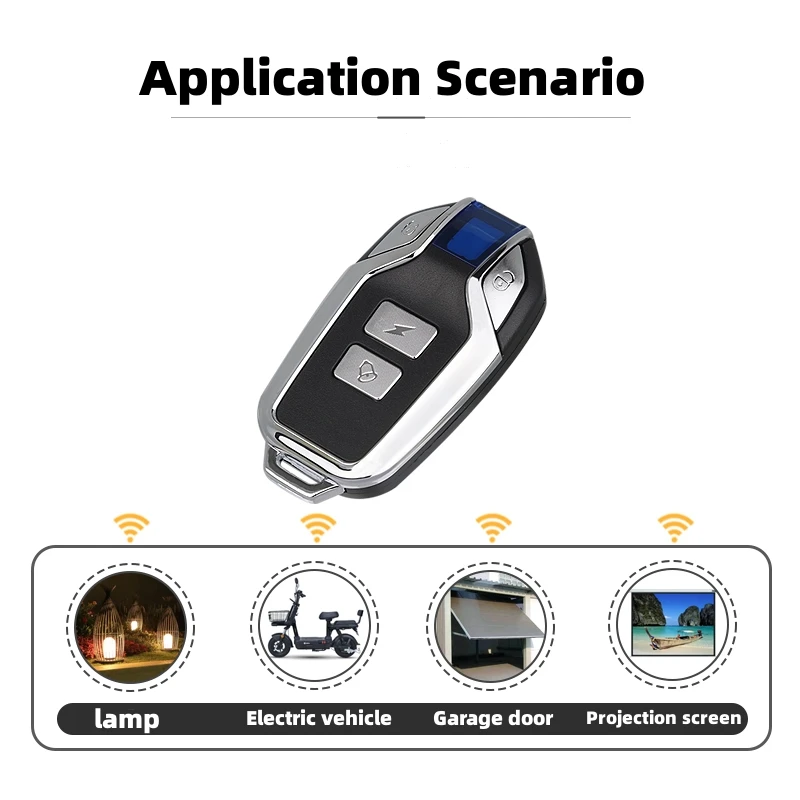 433Mhz RF wireless Remote Control 4 Buttons Garage Gate Door Opener Transmitter Duplicator Clone Cloning Copy Code Car Key