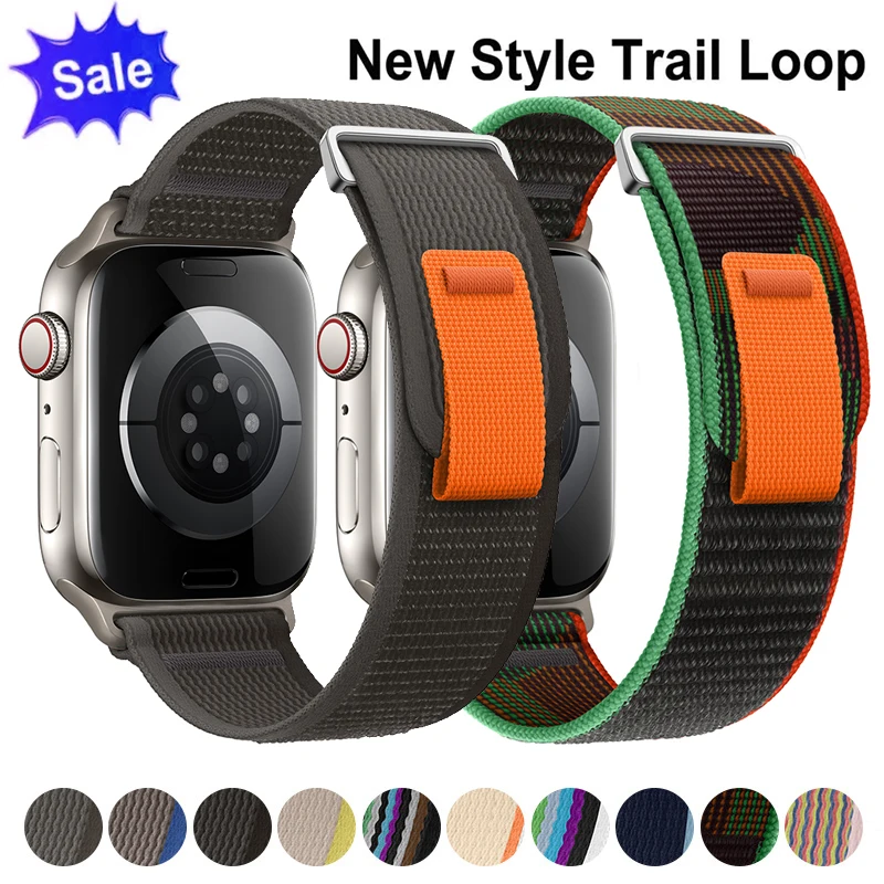 

Trail loop band for Apple watch strap 44mm 45 mm 40mm 49mm 41mm 45mm 38mm 42mm belt bracelet iWatch Ultra series 7 6 5 4 3 se 8