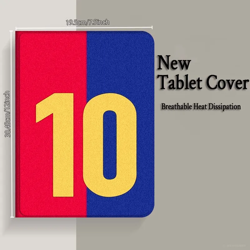 كرة القدم كرة السلة الأرقام لسامسونج غالاكسي تاب S9 S10 S6 S7 S8 FE زائد لايت بوصة غطاء قابل للطي اللوحي