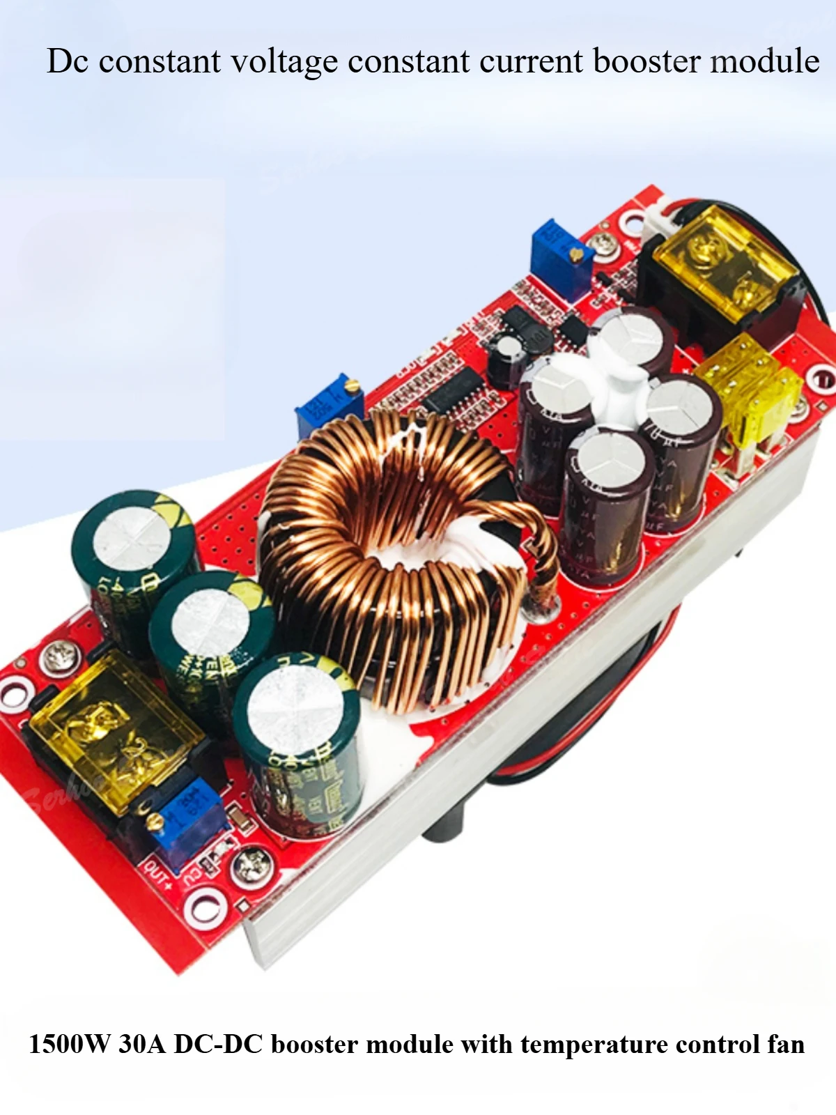 Electric vehicle power board 1500WDC-DC booster module 30A adjustable constant voltage constant current 12-48V to 24-72V