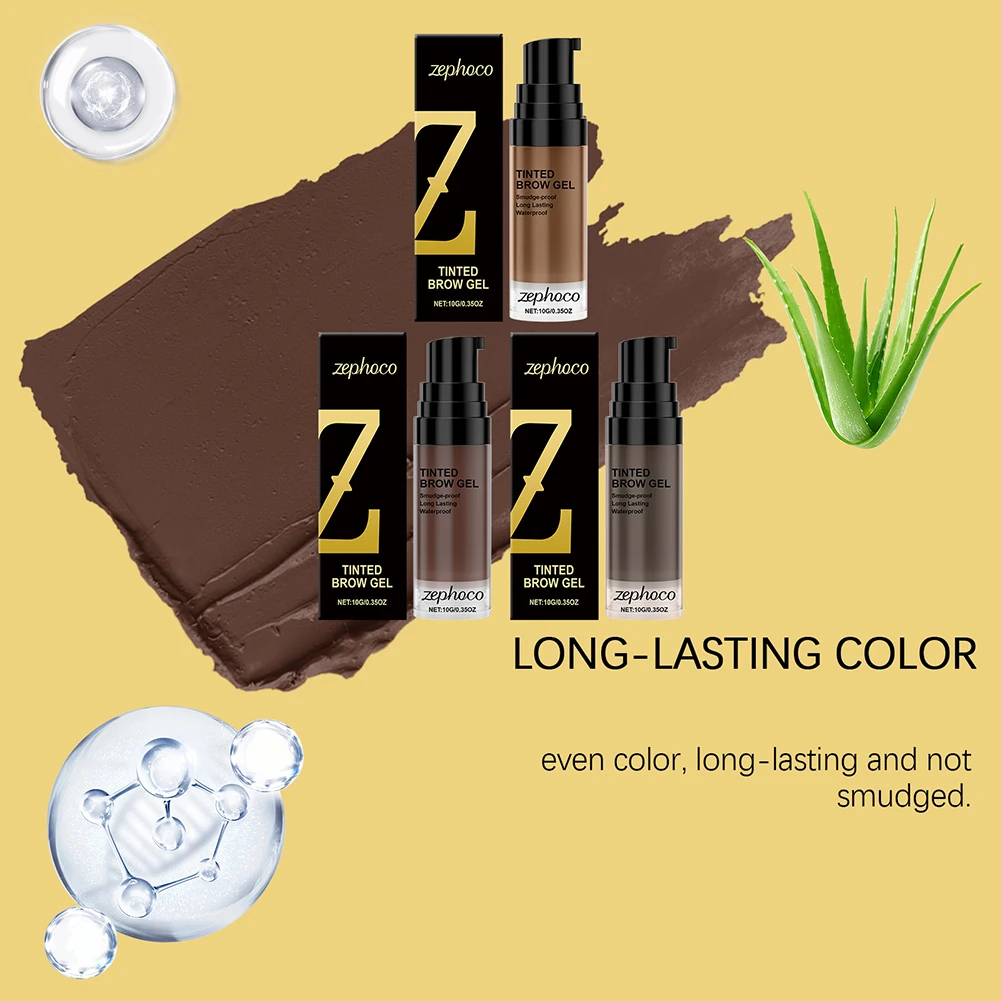 Pomate sopraccamiglia Gel per sopracciglia tinta impermeabile per la volumizzante Volumizzante Migliora il riempimento per sopracciglia a prova di gemella per il trucco giornaliero