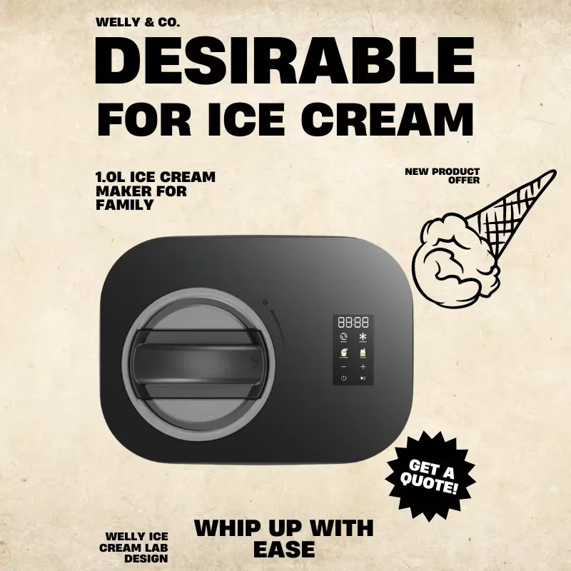 Touch Screen Control ETL Ice Cream Maker