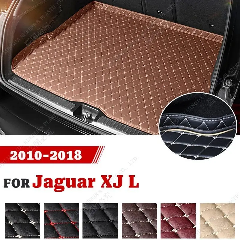 Car Trunk Mat For Jaguar XJ L 2010 2011 2012 2013 2014 2015 2016 2017 2018 Custom Car Accessories Auto Interior Decoration