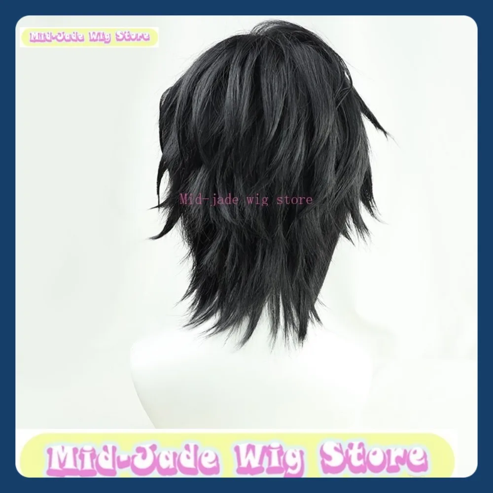 Mid-jade Wig Store NIJISANJI Axia Krone 코스프레 가발 할로윈 코스프레는 애니메이션 캐릭터 의상과 소품을 복원합니다.