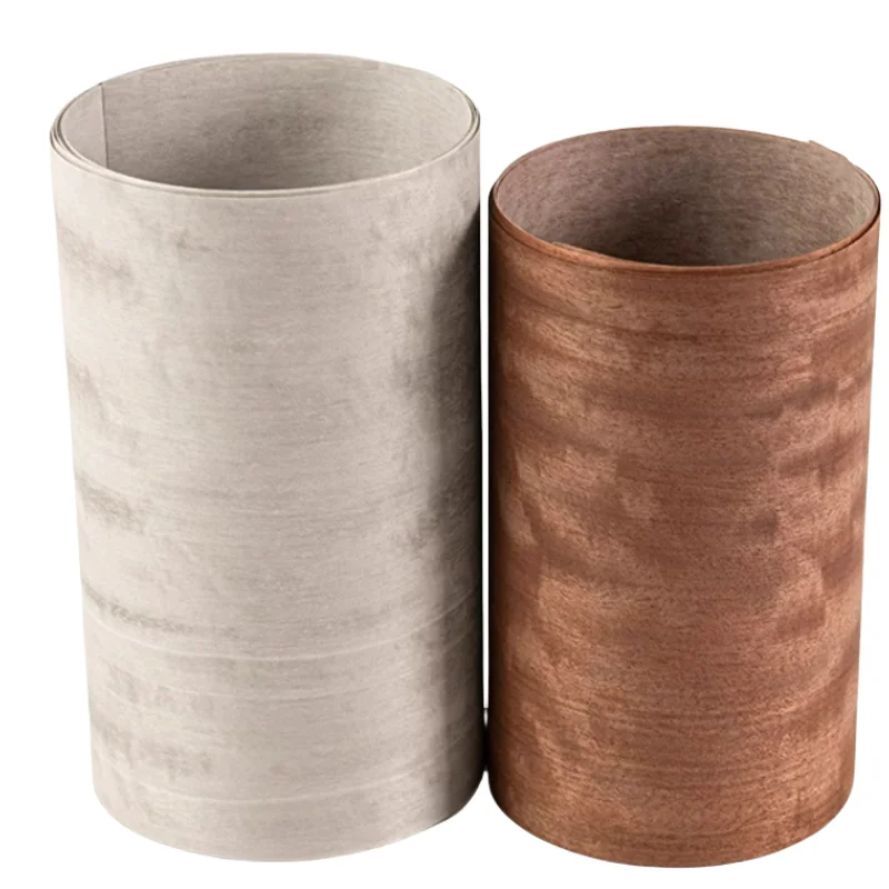 ย้อมธรรมชาติ McGli Shadow ไม้วีเนียร์ตกแต่งเฟอร์นิเจอร์ผนังตู้ (backing ผ้าไม่ทอ) L:2.5 เมตร W:15-25 ซม.T:0.2 มม.