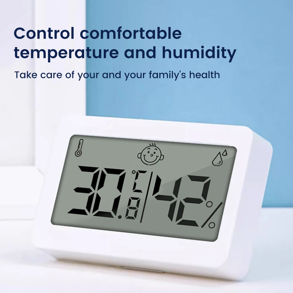 High Precision -50-70℃ Temperature Meter 10-99%RH Humidity Meter Suitable For Living Room Planting Greenhouse