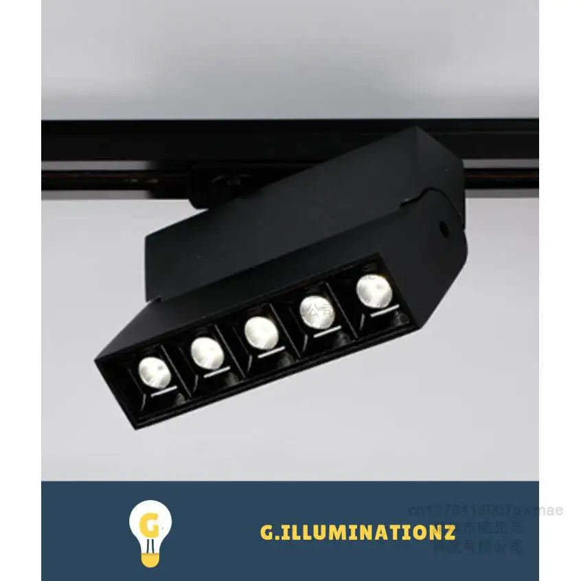 LED Track Light 10W 20W Ceilling Spot Lights COB Aluminium Home Rail Lighting Light System Kitchen Adjustable Track Grille Lamp