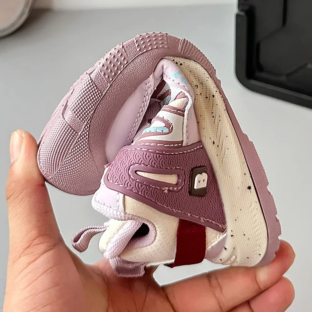 الخريف الأطفال موضة أحذية رياضية أطفال بولي Leather الجلود أحذية رياضية مقاومة للماء الصبي احذية الجري فتاة الاتجاه موضة أحذية رياضية الأطفال #6