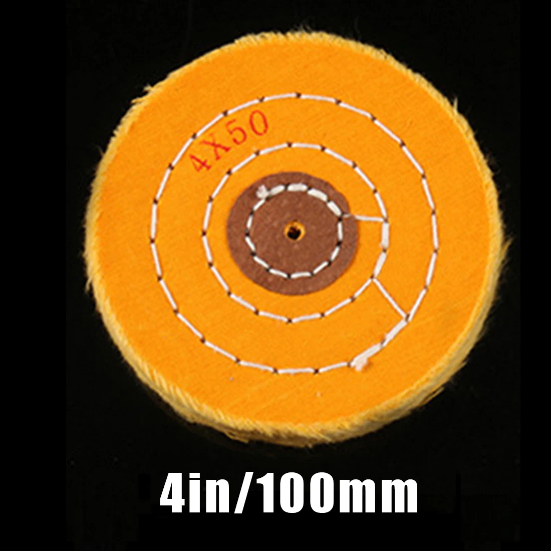Cotton Lint Polishing Wheel 38inch with 4mm Hole Diameter for Jewelry Metal Wood Plastic Ceramic and Hardware Polishing