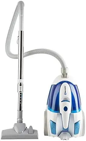 

Portable Bagless Canister Vacuum with HEPA Filter, Cord Rewind, 2.5L Dust Cup for Tiles, Hard Floors & Pet Hair
