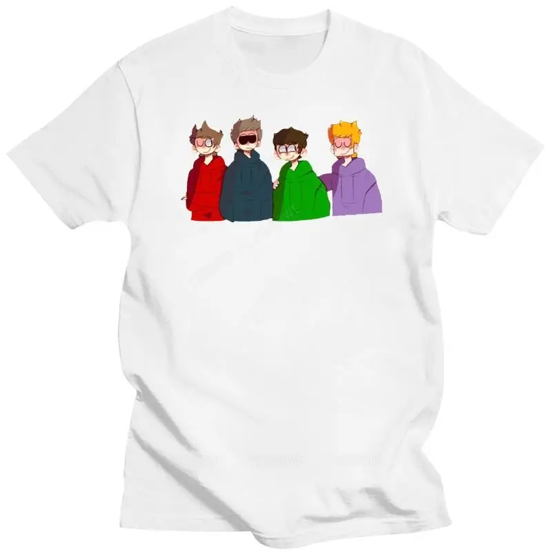 New arrived tshirts Eddsworld T Shirt Eddsworld T-Shirt Male Cute Tee Shirt Fashion Short-Sleeve 4xl Cotton Printed Tshirt