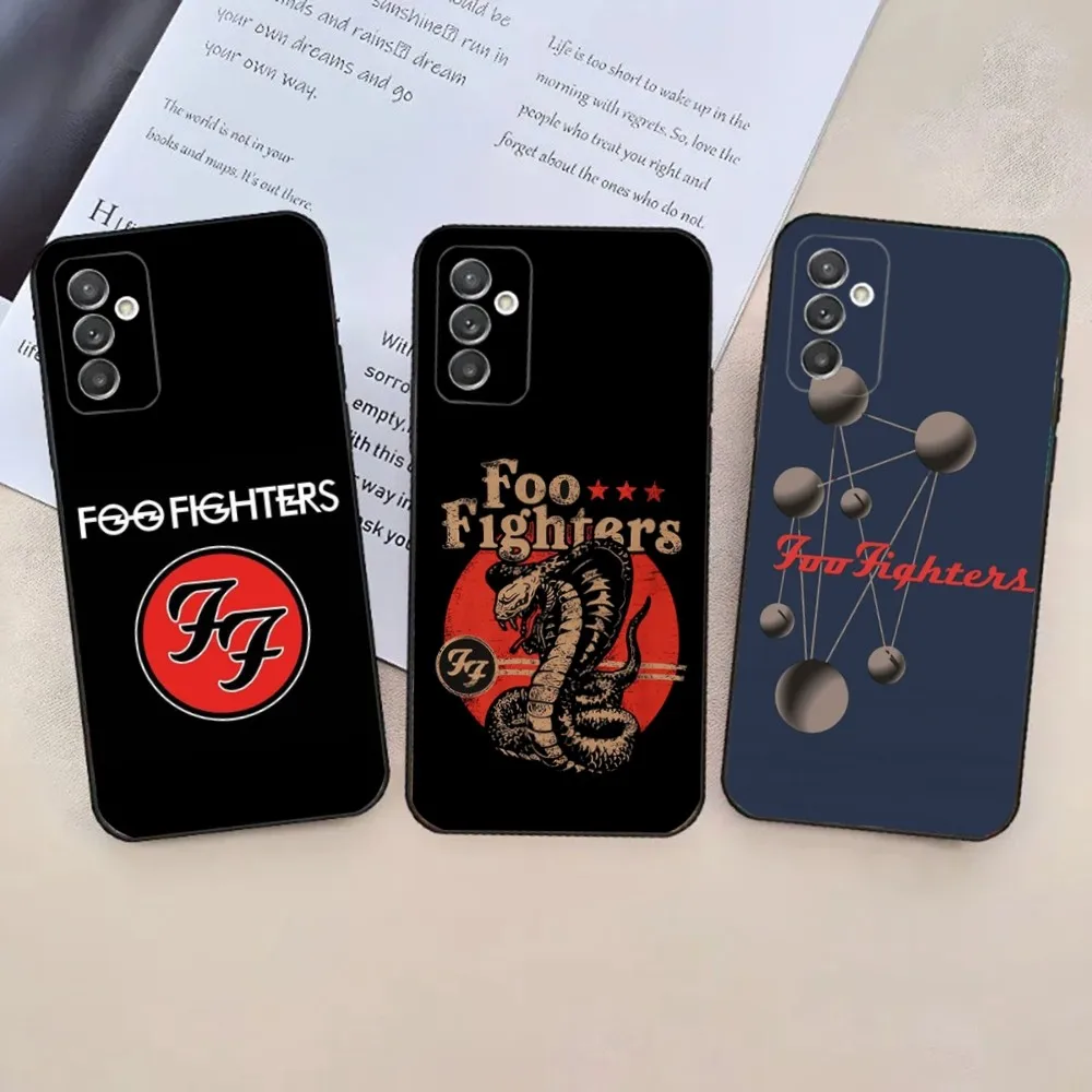 F-Foo Band F-FightersS Phone Case For Samsung Galaxy A20,A21s,A22,A31,A32,A52,A53,A72,73,A80,A91 Soft Black Phone Cover