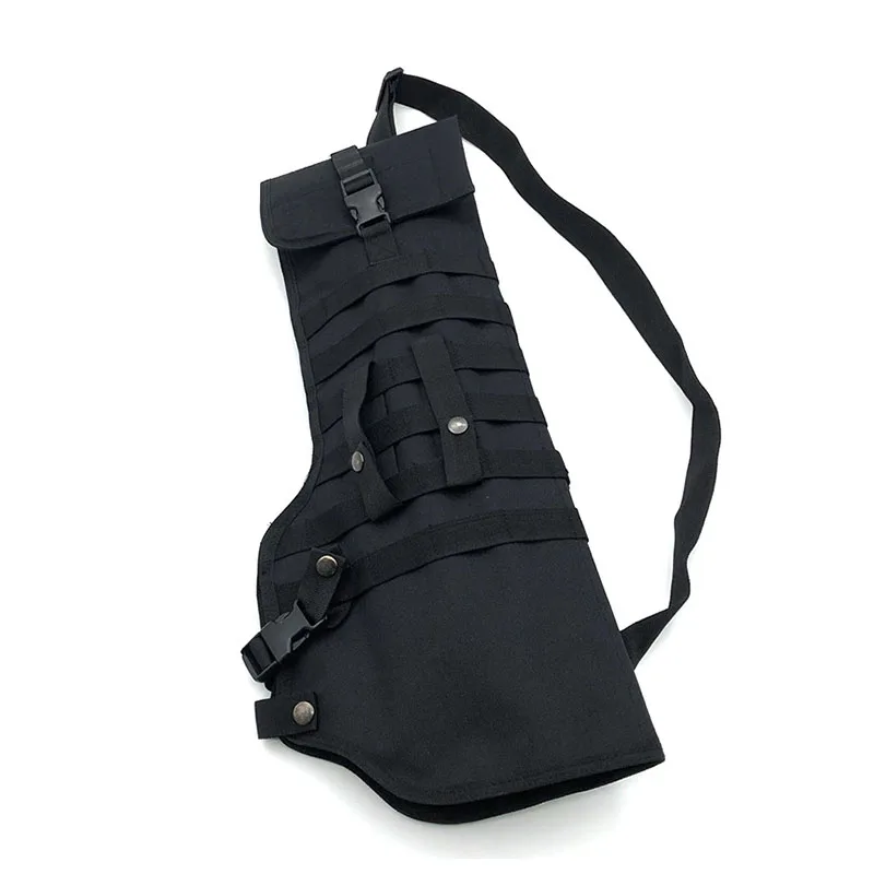 Tactical Dual Rifle Shotgun Bag Scabbard Holster Gun Carry Backpack Airsoft Gun Holster Hunting Molle Pouch Bag