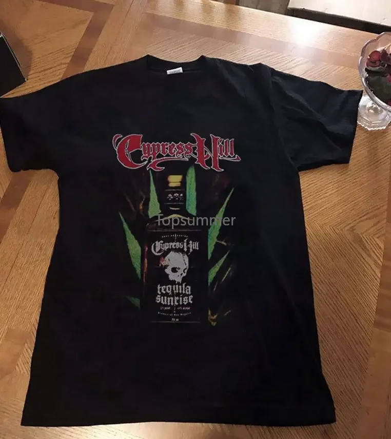 

Vtg Cypress Hill Tour Concert 1998 Tequila Sunrise Rap Hip Hop Reprint T Shirt#A