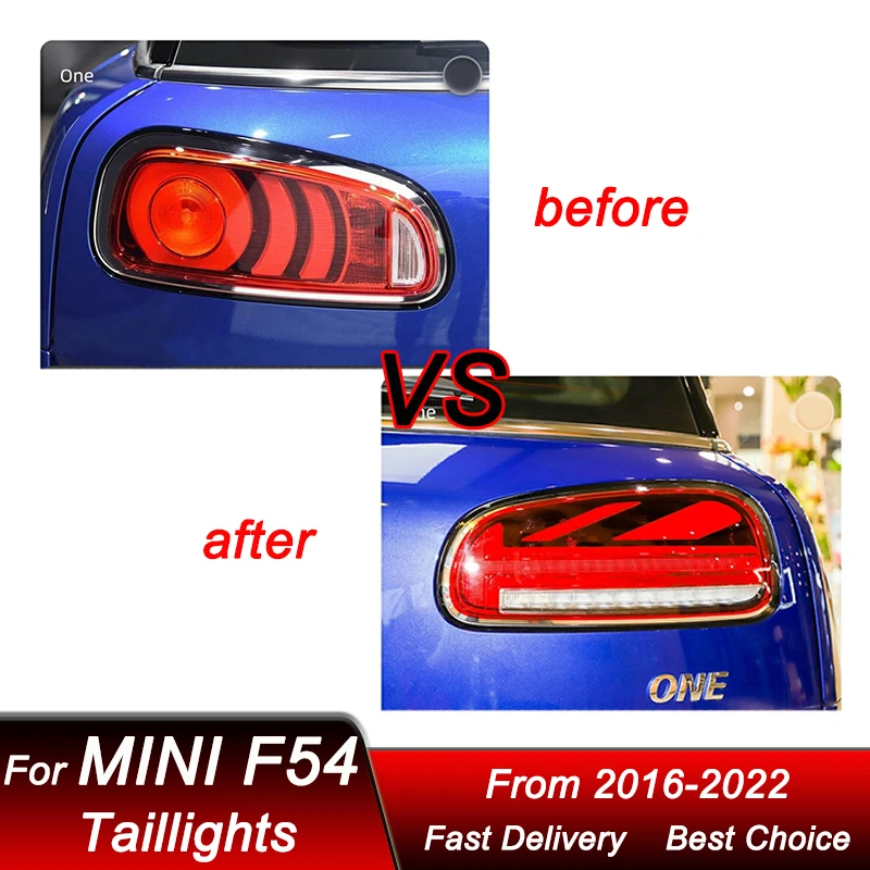 Car styling Tail Lights For BMW Mini Clubman F54 2016-2022 new style full LED Dynamic Turn Signal Light Tail Lamp Assembly