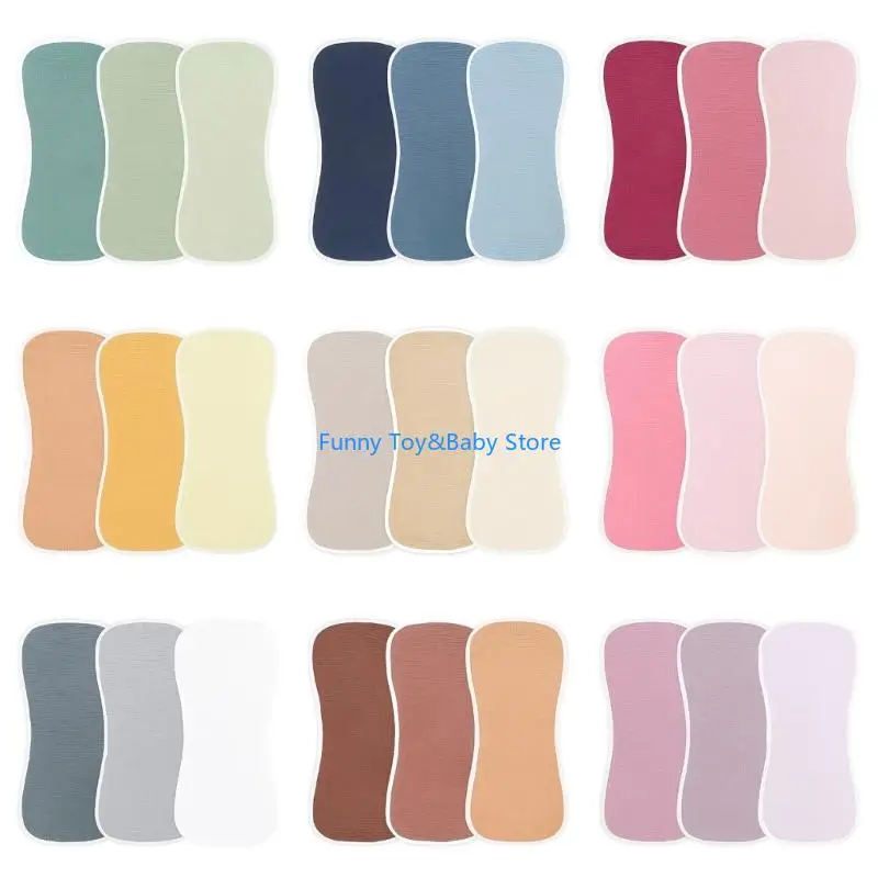 

3 шт., подушечка для слюнотечения, полотенце для прорезывания зубов, ткань для кормления, впитывающее слюну, дышащее полотенце