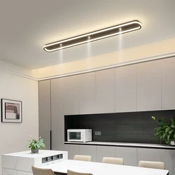 Minimalist LED Ceiling Light Long Strip Bedroom Cloakroom Ceiling Lamp for Entrance Foyer Ultra-thin Corridor Ceiling Lights