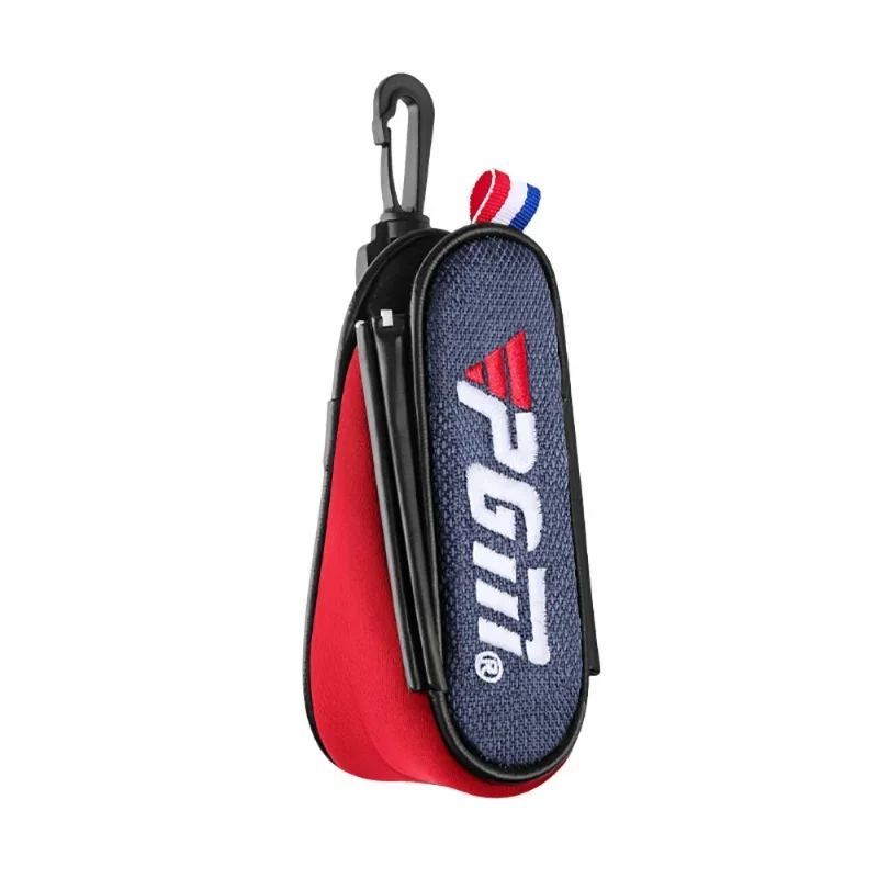 PGM Mini Portable Golf Ball Bag Belt Nylon Waist Pouch Storage Container Holder Bags Clip Golfer Gift Drop Shipping SOB005