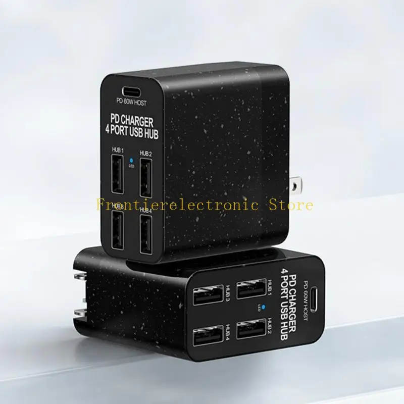 Adapter Hub G8DB Multiport USB2.0 Adapter со светодиодным индикатором Portable USB Extender