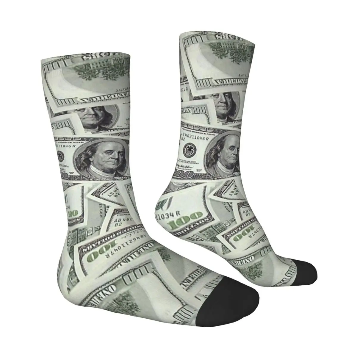 Money Bitcoin Virtual Encrypted Digital Currency Unisex Winter Socks Outdoor Happy Socks street style Crazy Sock