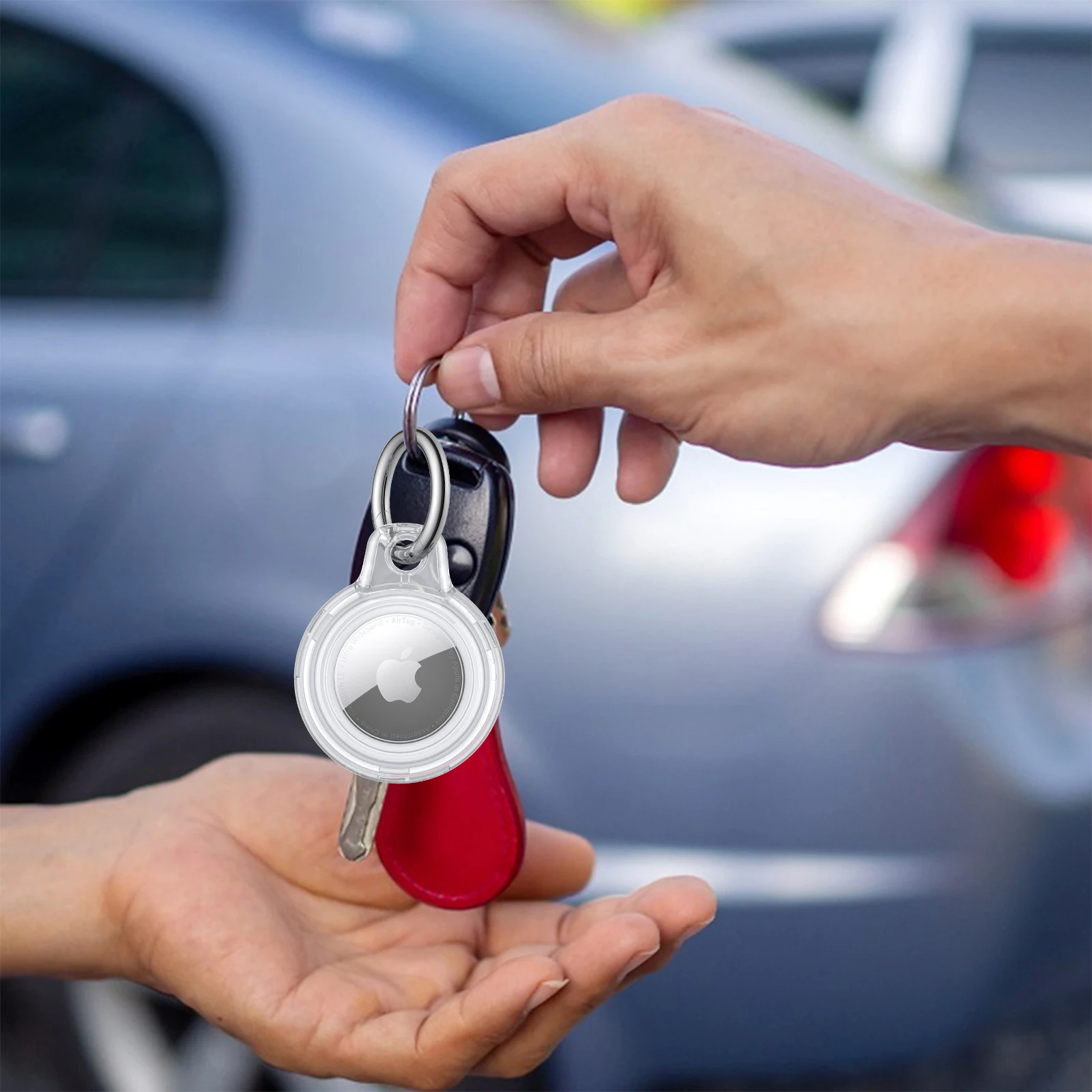 Водонепроницаемый чехол для Apple AirTag, чехлы для смарт-тегов для Apple Tracker, чехол с защитой от потери устройств, жесткий корпус для ПК, трехугольный жесткий клей