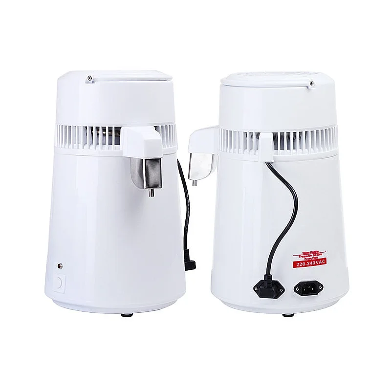 4L Stainless Steel Countertop Portable Purifier Machine 750W Medical Lab Use Distilled Water Distiller