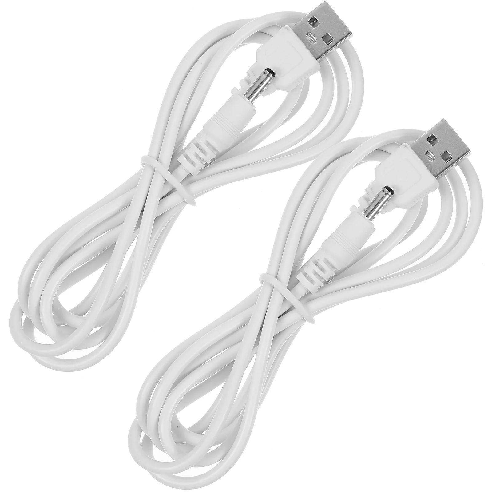 

2 Pcs 1.5M Black USB to .5*1.35mm Charging Cable for Small Fan Tablet Universal Compatibility Over Current Protection Dc