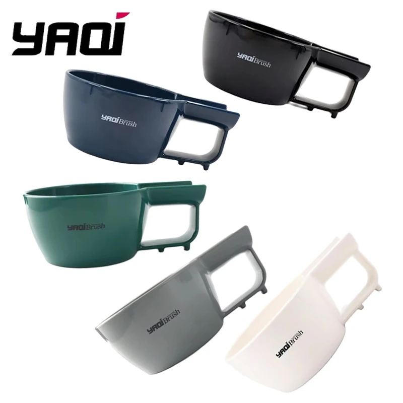 tigela-de-barba-yaqi-para-homens-em-plastico-de-alta-qualidade-nas-cores-preto-azul-verde-e-cinza-com-pincel-de-barba-incluido