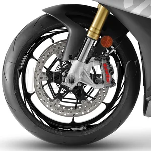 Motocicleta Roda Adesivo, Decalque Rim Stripe, Acessórios para Aprilia V4, TUONO 1100, RSV4, RS150, RS250, GPR, ADR, Shiver 750, 900, 17 12 principais vendas aprilia rsv decalque - №11
