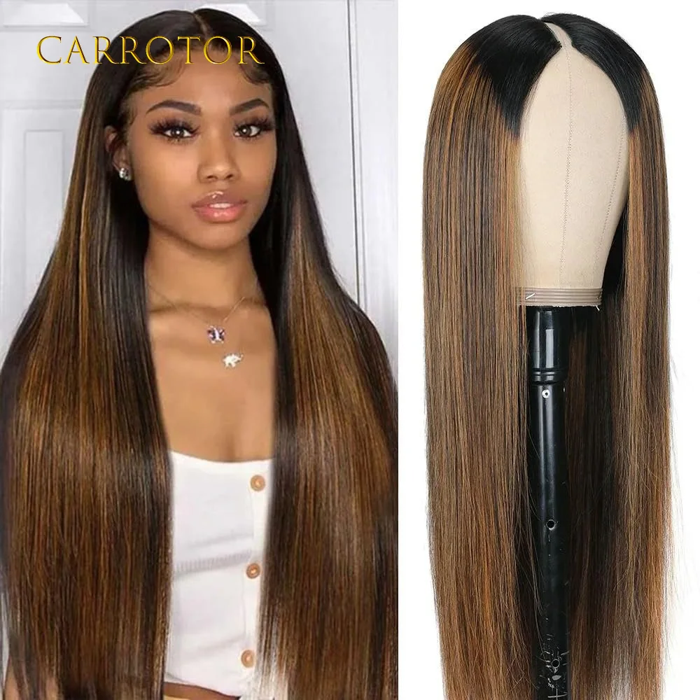 parrucche-ombre-con-parte-a-v-100-capelli-umani-lisci-capelli-vergini-brasiliani-densita-250-senza-colla-parrucca-completa-con-clip-mezza-parrucca