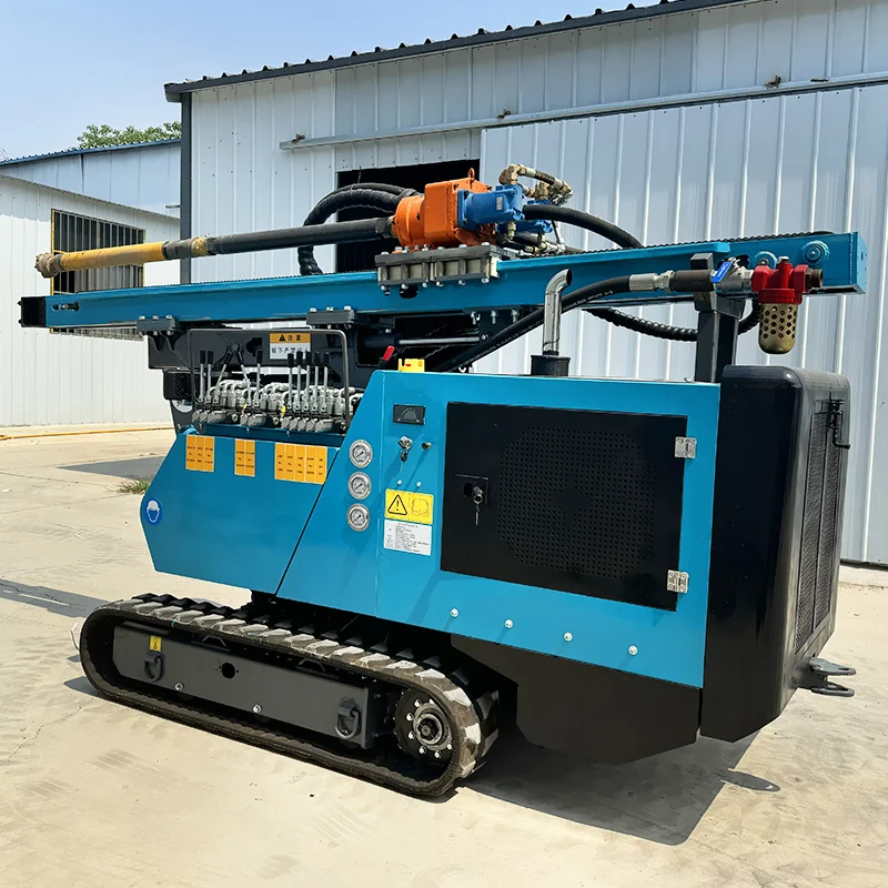 Équipement de forage DTH hydraulique diesel personnalisé de qualité industrielle pour l'extraction de fosse ouverte à grande échelle