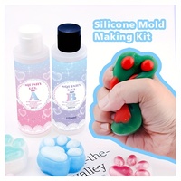 Silicone Mold Making Kit,Liquid Silicone for Mold Making,NonToxic Liquid Mold Making Silicone Molding Silicone-Ideal for 3D Mold