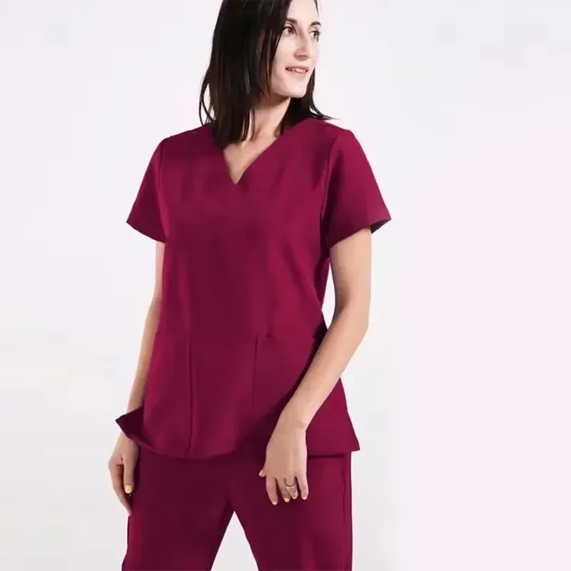 Polychrome Scrubs Pants Lab Surgical Pants Unisex Doctor and Nurse Uniform Work Pants Nurse Accessories Medical Doctor Sui