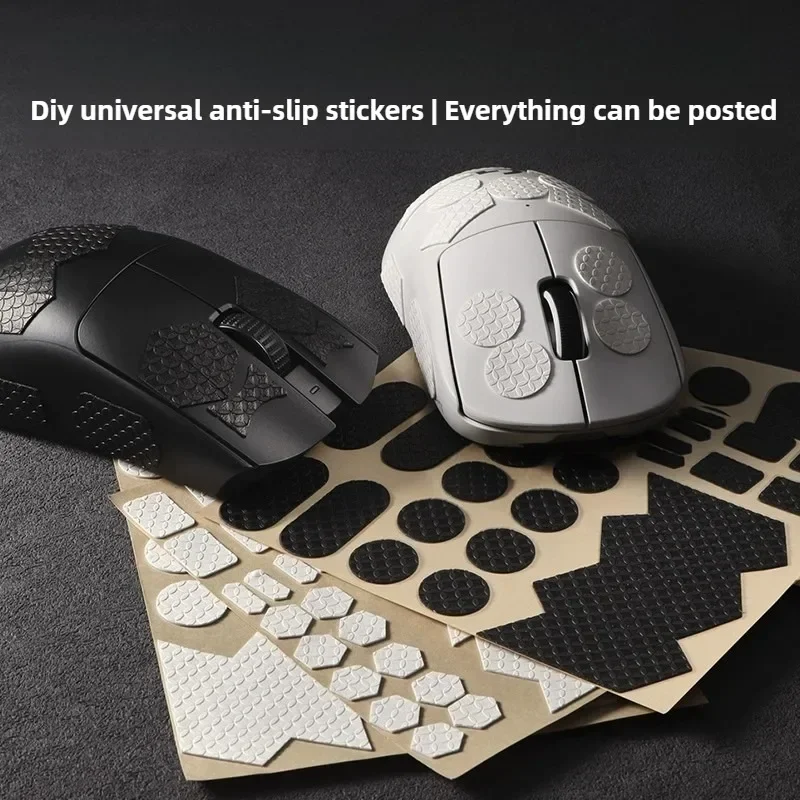 Premium Wavy Anti-Slip Tape Universal DIY Full-Size Grip Cover Sweat-Resistant， For Logitech /Razer Controllers & Mice