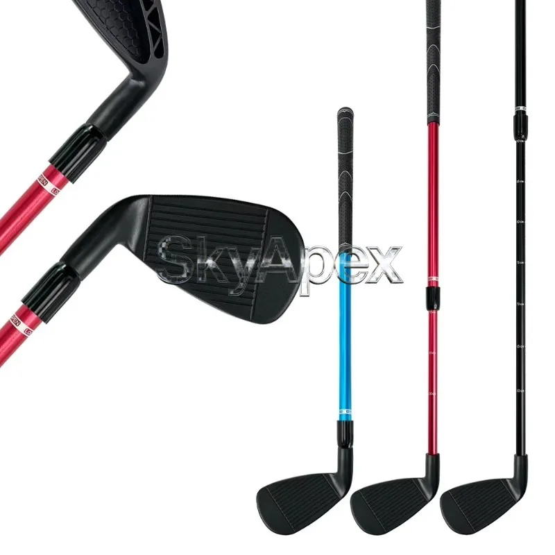 Two Section Adjustable Golf Clubs Aluminum Alloy Shaft Telescopic Chipper For Outdoor Golf Chipping Training And Practicing Use