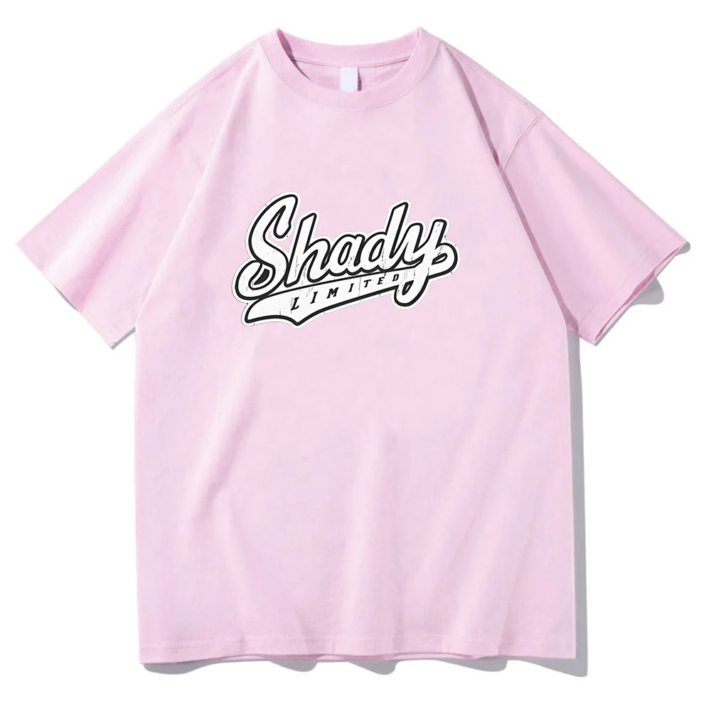 ايمينيم شادي تي شيرت مغني الراب الموسيقى هدية لمحبي تي شيرت الرجال النساء جولة الرقبة قصيرة الأكمام الشارع الشهير ملابس قطنية عالية الجودة