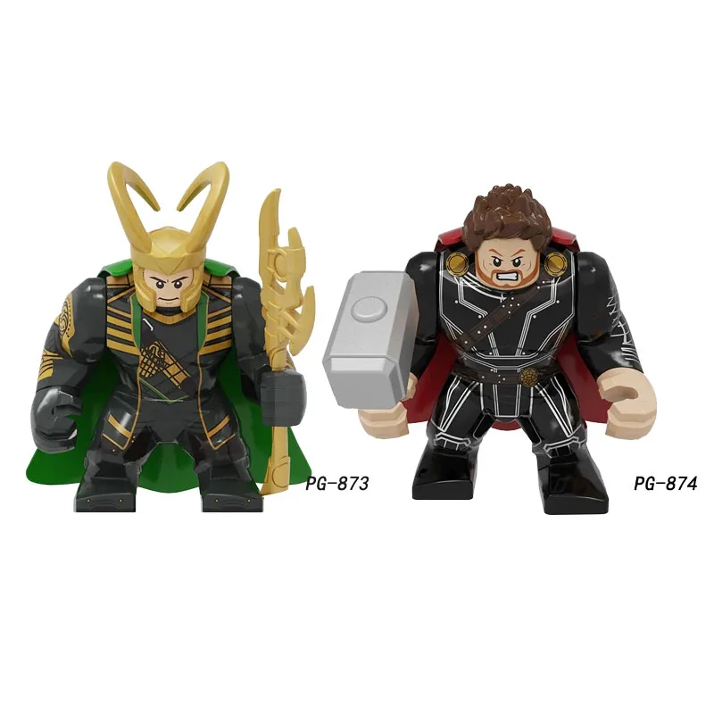 Marvel Mini Building Block Figuras, Action Figure, Super Herói, DIY, Brinquedo, Presente das Crianças, Conjunto de 2 peças