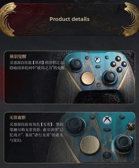 Gamepad Nirkabel Xbox Microsoft Berlisensi Global Bersama