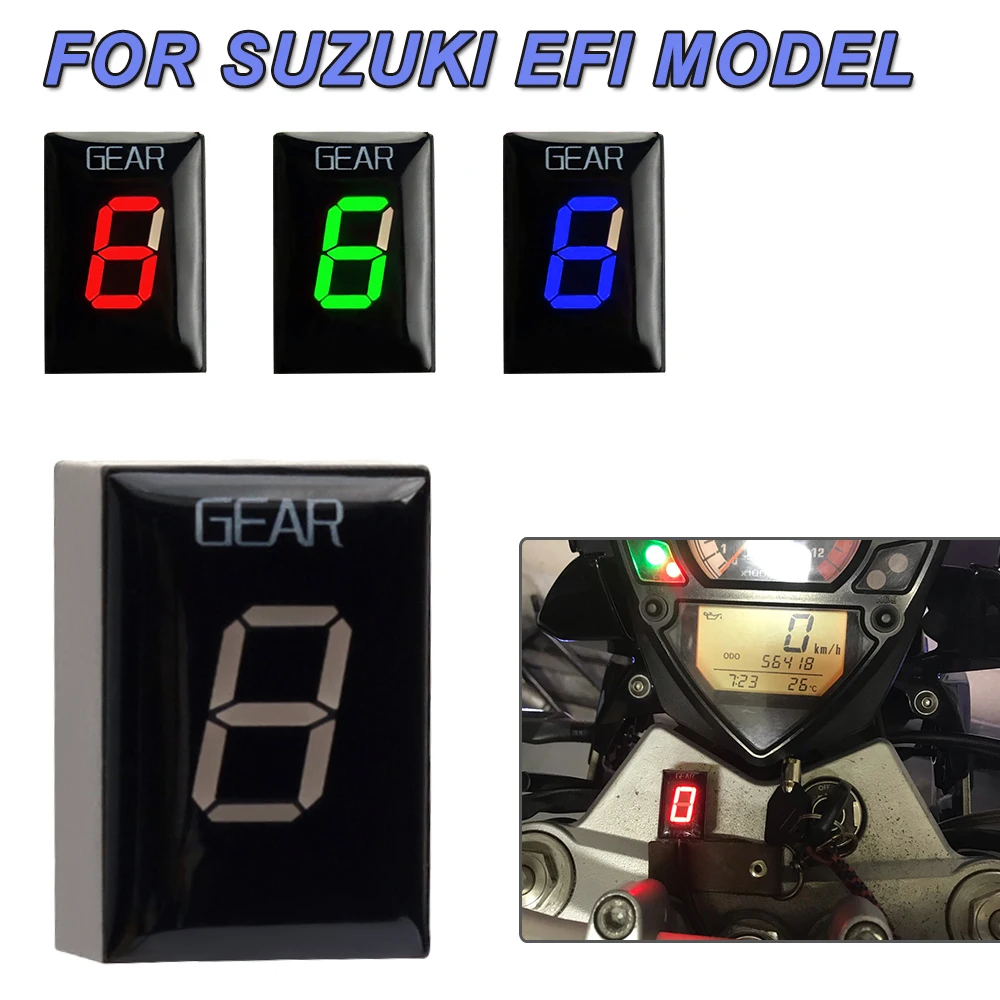 Gear Indicator FOR SUZUKI GSF650 GSF 650 GSF 1250 GSR400 GSR600 GSR750 GSR 400 600 750 GSF1250N GSF1250S Motorcycle Accessories