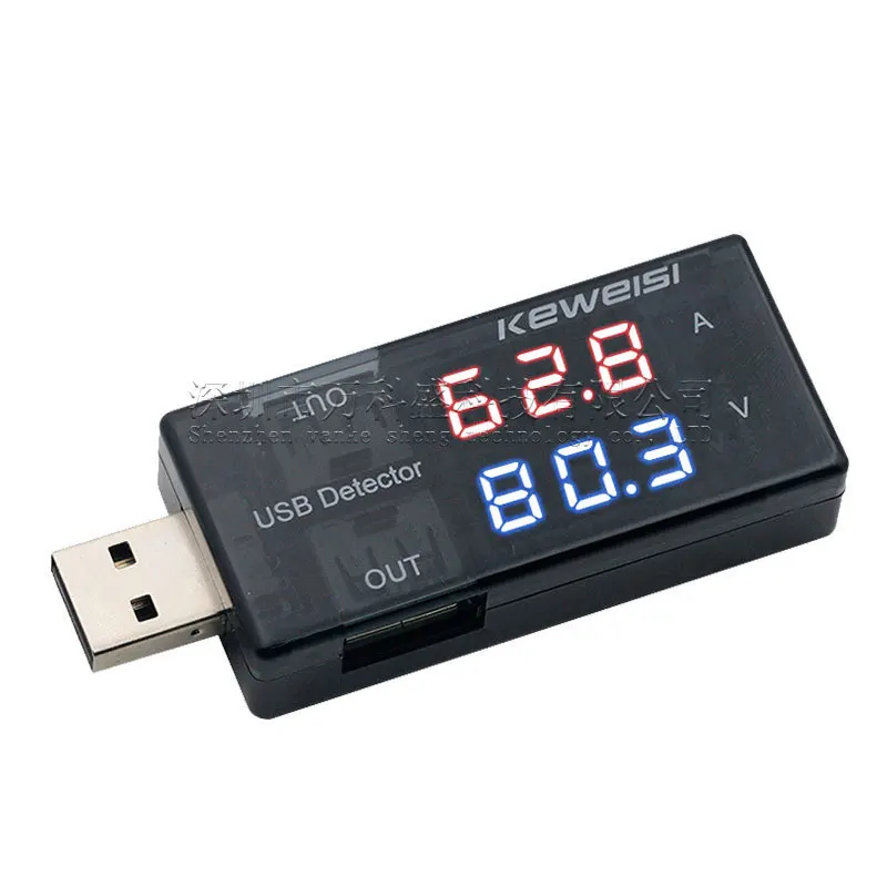 30pcs Current And Voltage Tester Usb Voltmeter Usb Current And Voltage Tester Dual Meter Display